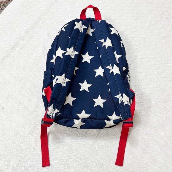 BODEN dragon navy backpack, green white stars - charming, playful, whimsical - Picture 4 of 16